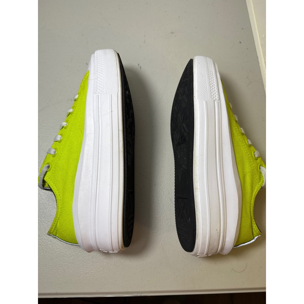 Converse Chuck Taylor All Star Move Platform Low too Neon Lime Green W Sz 7 - Picture 5 of 14